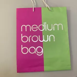 Bloomingdale’s Medium Brown Bag Shopping Rare Mix Masters Edition Authentic - Picture 1 of 9