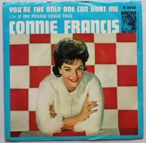 CONNIE FRANCIS YOU'RE THE ONLY ONE CAN HURT ME 45 7" SINGLE & PIC SLEEVE - Picture 1 of 2