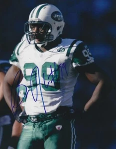 Autographed  BRYAN THOMAS  New York Jets 8x10 photo - w/COA - Picture 1 of 1
