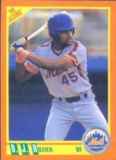 1990 Score Rookie and Traded #97T D.J. Dozier NM-MT RC Rookie Mets