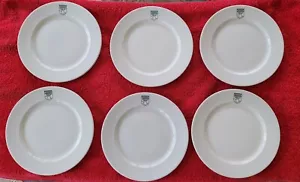 Platos con patrón de cresta Canadian Pacific Railroad 8" SERVICIO DE COCHE COMEDOR - Imagen 1 de 12