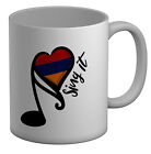 Armenia Song Contest Mug Music Singing 11oz Cup Gift