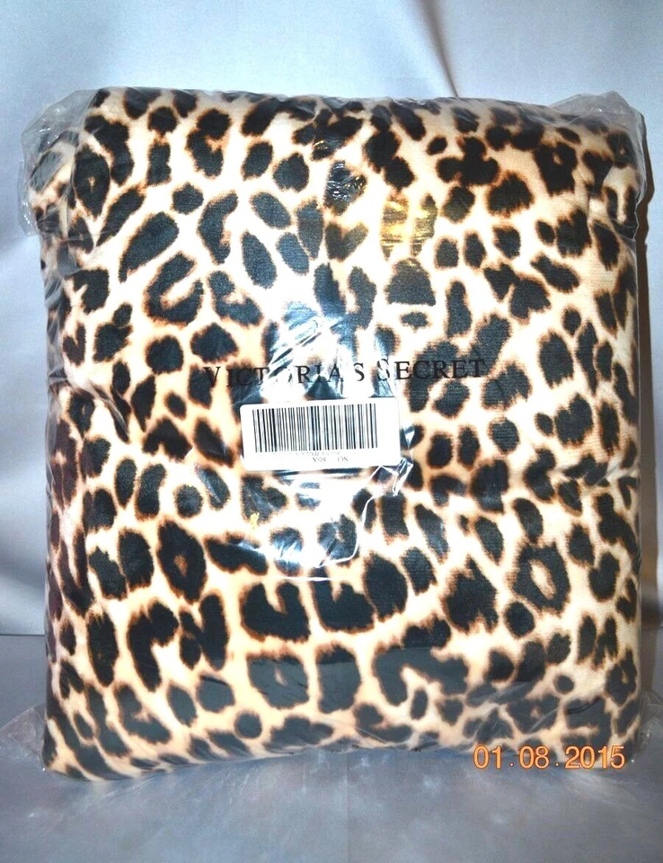 Manta Victoria's Secret Rosa Leopardo Sherpa SUPER FELPA X LG Nueva con Etiquetas Foto 1 de 1