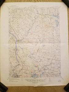 USDOI 1947 USGS Army COE New Hampshire Suncook Quadrangle Topographic Map 1:62,5 - Picture 1 of 8