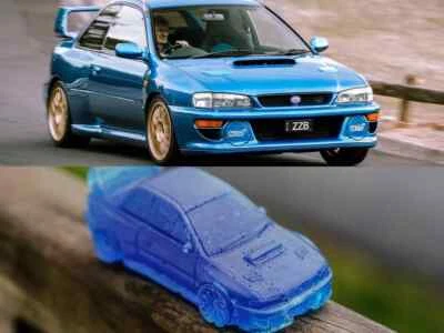 Subaru 22b Shaped Soap - 4 Pack - Image 1 of 4