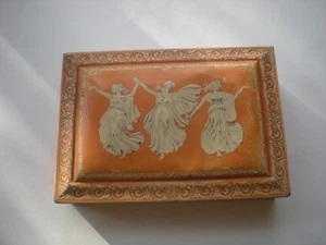 Vintage 1920's Tin Candy Box: Van Houten 'c'est bon bon' original - Picture 1 of 12