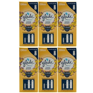 Glade Mini Summer Bouquet 6 X 0.3oz Touch & Fresh Refill Pack - Picture 1 of 1