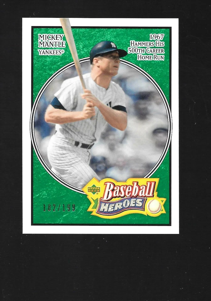 2005 UD Baseball Heroes Emerald Pick your cards an finish your Set Baseball MLB - Image 1 of 1