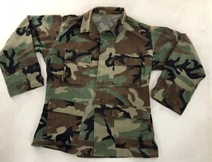 Camisa Chaqueta de Campo Camuflado Camuflado Ejército De Colección Clima Cálido Mediana Regular - Imagen 1 de 5