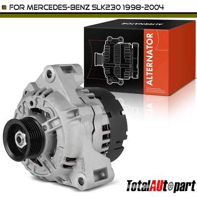 Alternator for Mercedes-Benz SLK230 1998-2004 2.3L 90A 12V CW 6-Groove Pulley - Image 1 of 4