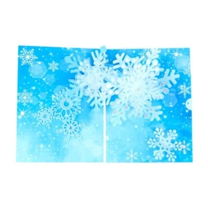 3D Snowflake Popup Card Handmade 3D Popup Greeting Cards For Christmas New Year - Picture 1 of 8