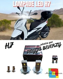 ✨LAMPADA LED H7 CANBUS ANABBAGLIANTE PER PIAGGIO BEVERLY DAL 2010 IN POI 6000K✨ - Foto 1 di 5