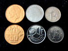 Belgium 3 Coins Set 1 Franc, 25, 50 Centimes Unc World Coins