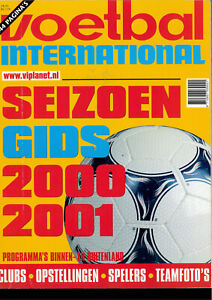 VOETBAL INTERNATIONAL  SPORT MAGAZINE SEIZOEN GIDS 2000-2001