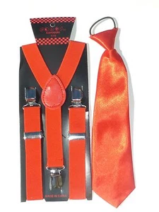 Suspender Adjust Tie Matching Color Baby Toddler Kids Boys Girls Child US SELLER - Picture 1 of 14