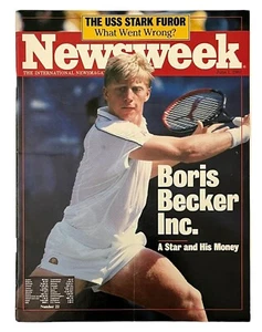 Boris Becker Inc. on cover NEWSWEEK International Magazine June 1 1984 - Picture 1 of 2