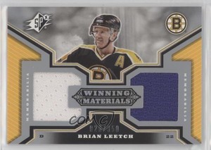 2005-06 SPx Winning Materials /350 Brian Leetch #WM-BL HOF