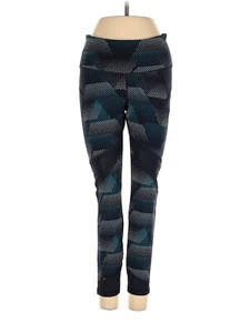 Athleta Women’s Black Print Leggings Tight Yoga Pants Sz Small - Picture 1 of 3