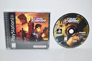 Time Crisis (Sony PlayStation 1, 1995) PS1 PSOne PSX 2 3 CIB Reg. Black Label - Picture 1 of 9
