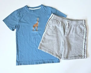 Janie and Jack 12 Giraffe Safari Tee Top Shorts Set NG1-642 - Picture 1 of 3