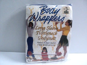 Body Wrappers Long Sleeve Turtleneck Bodysuit Adult Size XSM Royal Blue #201 NEW - Picture 1 of 3