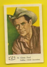 Glenn Ford # 86 - Swedish Collectors Trading Card - Made In Sweden 60's