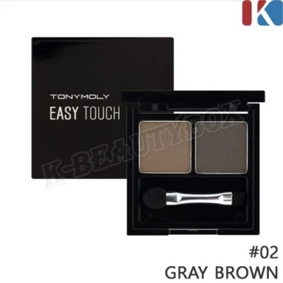 TONYMOLY Easy Touch Cake Eyebrow #02 Gray Brown Easy Eyebrow Kit K-Beauty NEW - Image 1 of 4