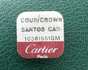 Auténtico CARTIER Cour. Crown Santos Carrée - Parte 10361551GM - OC#1414 - Imagen 1 de 2