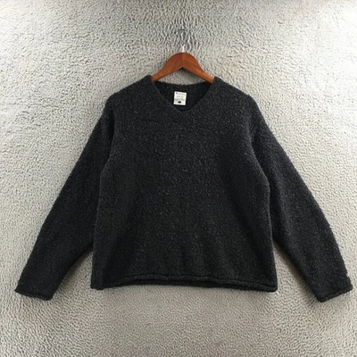 Suéter Columbia Para Mujer L Negro Cuello en V Manga Larga Mezcla de Lana Pullover Informal Foto 1 de 4