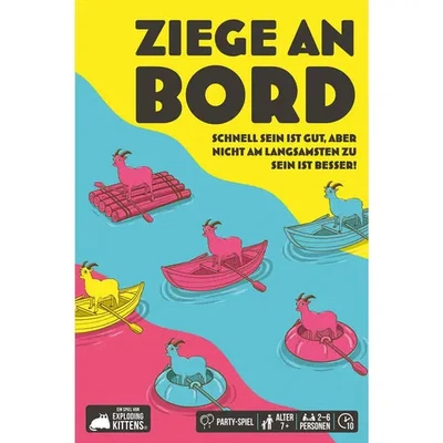 Kartenspiel Ziege an Bord (Exploding Kittens Inc.) NEU/OVP - Bild 1 von 4