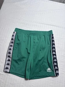 Kappa Banda Coney Active Shorts Men’s Size Small S Green Polyester W Pockets - Picture 1 of 11