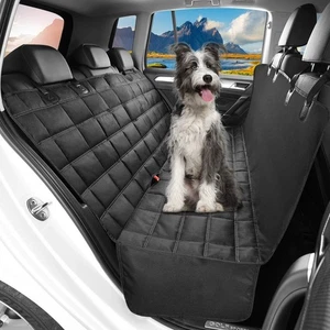 Dog Car Seat Cover 4-in-1, 100% Waterproof Dog Hammock for Car Back Seat - Picture 1 of 8