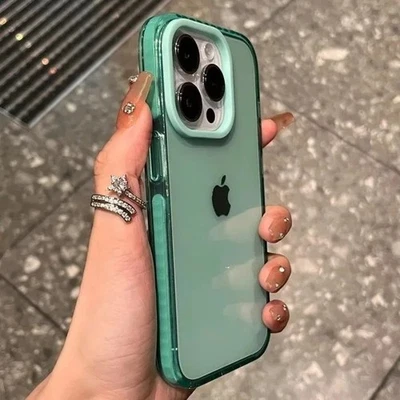 for Apple iPhone 17 16 15 14 Luxury Transparent Case Bumper Shockproof TPU Cover - Image 1 of 4
