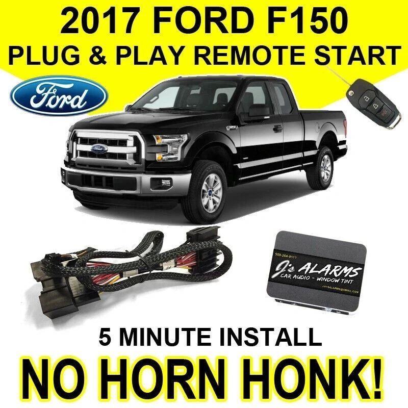 J'S ALARMS Js Alarms Remote Start Plug & Play Easy DIY Install For 2017 Ford F-150 FO2N