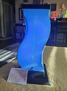 MORPH LAMP 2 Motion Blue Black Light Y2K SHAPE CHANGING PSYCHEDELIC 16" Vintage - Picture 1 of 17