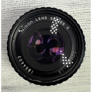 Nikon Lens Series E 50mm f/1.8 Prime Lens Vintage Camera Photography - Picture 1 of 4