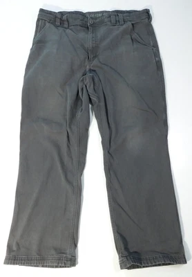 Pantalones Duluth Trading Co 42x30 Calce Relajado Gris Flexible Manguera contra Incendios Bolsillo Utilitario Foto 1 de 4