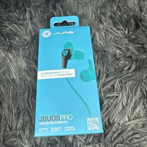 JLab JBuds Pro Signature Earbuds - Teal kabelgebundene Kopfhörer - Bild 1 von 2