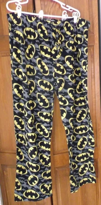 Batman lounge pants men's 2XL button fly - Image 1 of 2