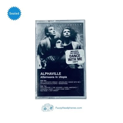 Alphaville – Afternoons In Utopia Cassette Tape (1986) 80s Synth-Pop SEALED Foto 1 de 4