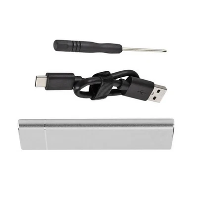 6Gbs NGFF SSD USB3.1 Tipo-C M.2 Estojo de Disco Rígido Adaptador Gabinete Externo Caixa ee - Imagem 1 de 4