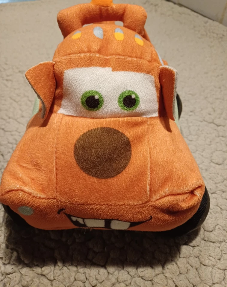 Tow Mater Plush Disney Cars Soft Toy Teddy Doll - 8" - VGC - rare/collectable - Image 1 of 4