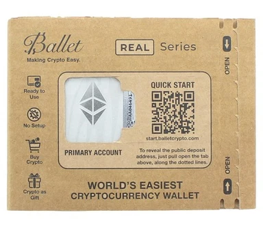 Tarjeta billetera de almacenamiento en frío Ballet serie REAL Ethereum Foto 1 de 2