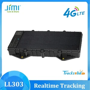 JIMI LL303 Solar Powered Locator 4G GPS Vehicle Tracker 10000Mah Battery New - Picture 1 of 7