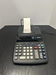 Ativa 12 Digit 2 Color Print Desktop Printing Calculator AT-P3000 - Picture 1 of 4