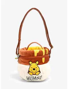 Disney Winnie Puuh Honigtopf Figur Plüsch Umhängetasche Bonus zufällige Pin - Bild 1 von 5