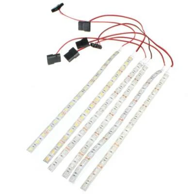 30CM 18 LED Strip Light 5050SMD PC Computer Case Flexible Strip Tape Light DC12V - Image 1 of 4
