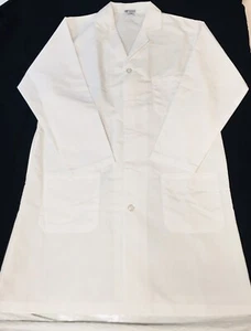 NWOT Medline Doctor Pharmacist MD Nurse Therapist Unisex 36 Long Lab Coat White - Picture 1 of 7
