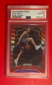 2019-20 KYLE GUY Panini Prizm #287 PSA 10 Ruby Wave Graded Basketball Card RC