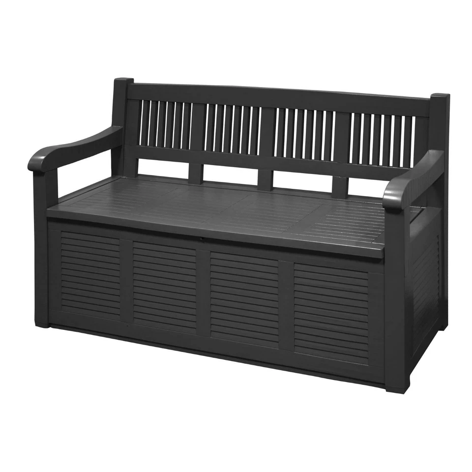 URBAN Outdoor Garden Storage Box Bench Chest Weather Resistant Organiser Seat 280L
